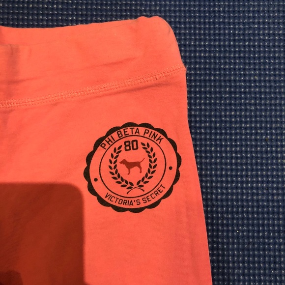 PINK Pink Leggings with Text - Picture 2 of 3